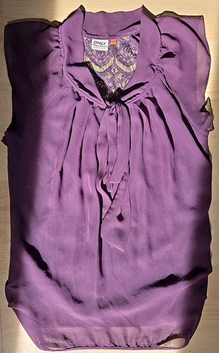 Bluse only chiffon spitze - chiffon,,