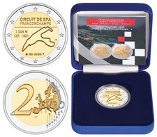 BELGIEN 2 EURO-MÜNZEN 2025 SPA, NATIONALLOTTERIE UND FRÜHERE ZUR AUSWAHL
