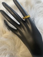 Goldring drahtumwickelt 