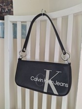 Handtasche, Tasche, Umhängetasche Calvin Klein, Schwarz, ck Jeans  