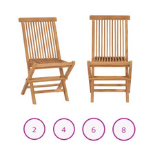 Klappbare Gartenstühle