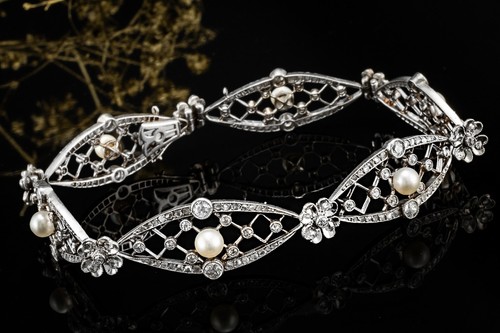 Antikes armband diamanten - armband,