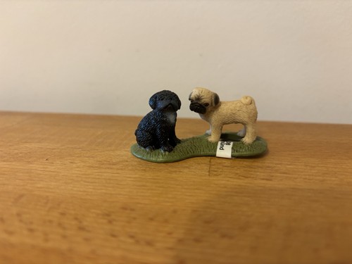 Schleich hunde mops - schleich, welpen