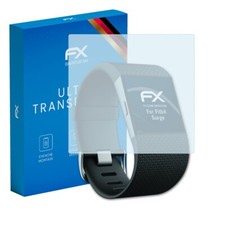 atFoliX 3x Displayschutzfolie für Fitbit Surge Schutzfolie klar Folie
