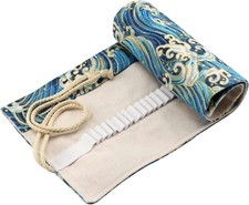 3 Fach 72 Löcher Federtasche Federmäppchen Federmappe Schüleretui Bleistift Bag