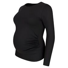 Umstandsshirt unifarben Umstandsmode Schwangerschaft Schwangerschaftsshirt Lang