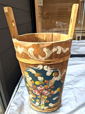 Bauermalerei Handarbeit Schirmständer Regenschirmständer aus Holz