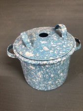 Antiker Emaille Einwecktopf +