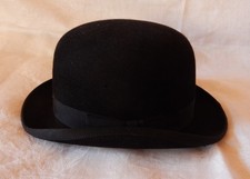 Bowler Hut Big-It-Up, Gr. M, Umfang 56 cm, vintage 80er Jahre.