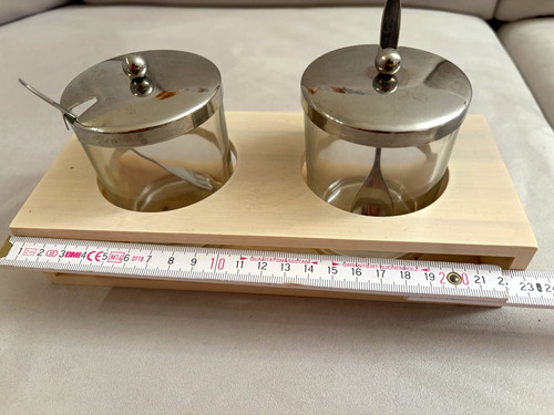 Glas vorratsdosen rund - 2x,