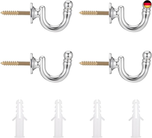 4pcs vorhang raffhalter - raffhalter, haken