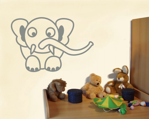 Wandtattoo elefant wandsticker - wandtattoo,