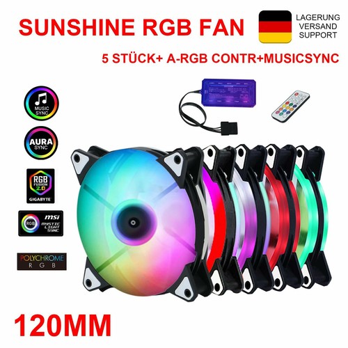 Gehäuse lüfter 120mm rgb - pc,