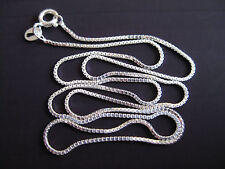 Panzerkette 925'er Silber fein von 37 cm Länge x 1mm Ø    / SK14