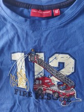 Neuwertiges Langsrmshirt Gr. 104 110 Salt and Pepper Feuerwehr