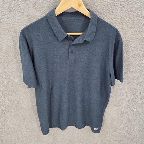 Vuori shirt mens large - large, blue