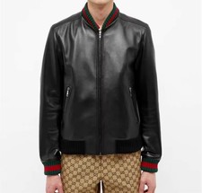 Gucci Bomberjacke aus Leder