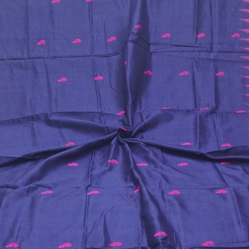 Vintage blau 100 - reine, seide