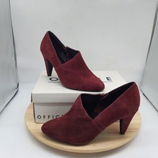 Weinrot Wildleder Stiefletten