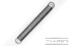 Zug-Feder 4mm Haken Öse