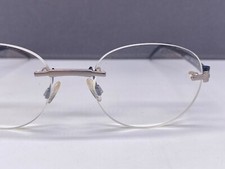 Rodenstock Brille Herren Damen Rund Panto Randlos silber R 4713 Germany