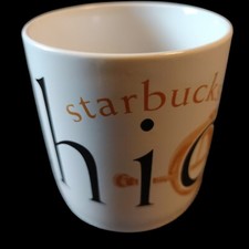 Starbucks Coffee Chicago 1994 Kaffeetasse Becher City Mug Collector Series 
