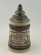 Alter Bierkrug Trinkspruch mit