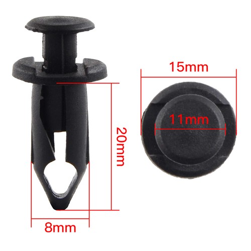 100pcs fender clips push body - 100pcs,