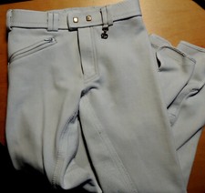 Golden Dress Turnier Reithose Größe 140 weiß mit Leder-Vollbesatz 