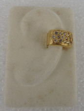 Neugablonz: Ohrklammer/Ohrclip um 1970er Jahre Swarovski Elements (116247)