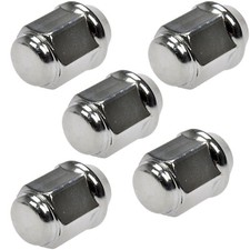 5X CHROME NOSE NUTS M12-1.50