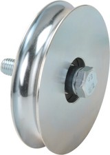 Schiebetorrolle mit Rund-Rille