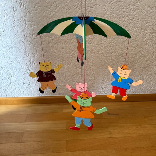 Vintage holz mobile - holz-mobile, fürs
