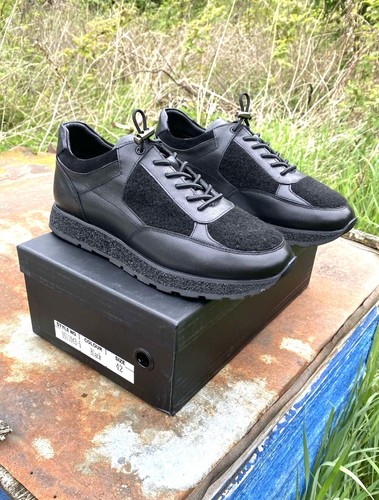 Herren leder sneaker 43 - leder, gr