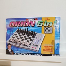 Schachcomputer Orion 6 in 1 - Millenium, Dame, Reversi, Halma, Nim wie neu 