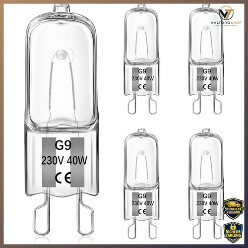 Halogen backofenlampe 40w - g9,