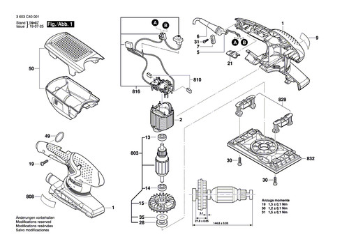 Bosch ersatzteile für pss - ersatzteile, 200