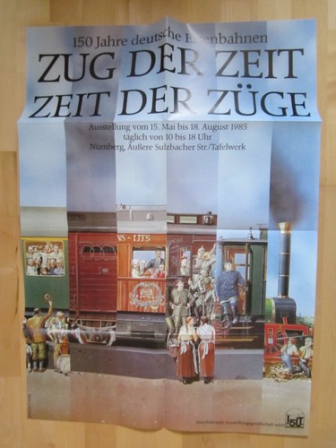 Chronik der eisenbahn plakat - n,