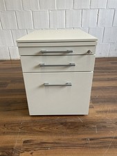 Rollcontainer mit Hägeregister weiß 60cm tief abschließbar