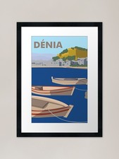 Denia, Spanien Reiseposter