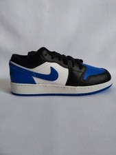 Nike Air Jordan 1 Low (GS) Royal Toe Schwarz Weiß Blau 553560-140 Größe 38.5 NEU