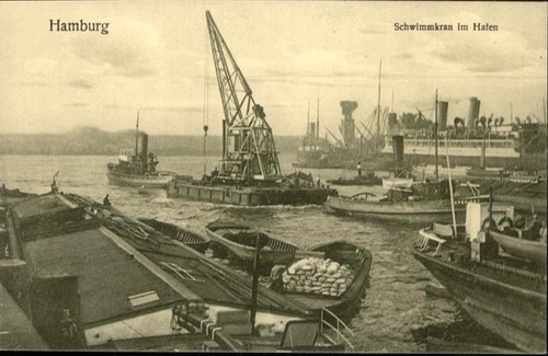 Hamburg city schwimmkran - hamburg,