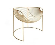 BIRDY WIRE CHAIR GOLD