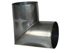 Zink-Fallrohrwinkel rund 87°