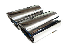 Auspuffblende Endrohr für 3er BMW E90 E91 E92 E93 2x 76mm Sportauspuff Optik