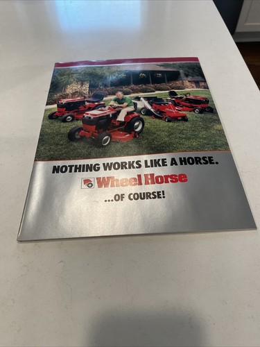 Nos new 1986 wheel horse - horse, lawn