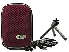 Foto Kamera Tasche Hardbox Plum Set mit faltbarem Tischstativ für Sony