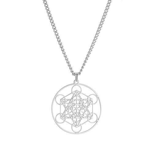 Metatrons würfel halskette - metatrons,