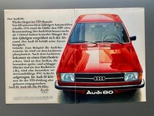Audi 80 B1 Typ 82 Oldtimer 1977 Vintage Ad Werbung Reklame
