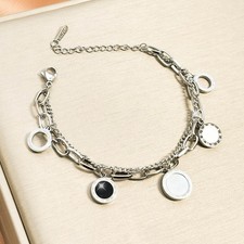 Damen Armband Silber Rosegold